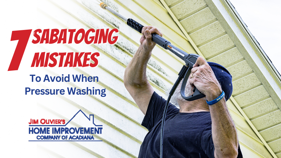 pressure washing house mistakes